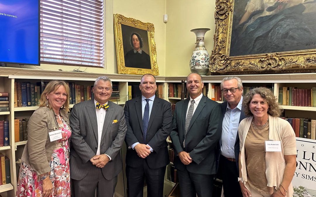 Simsbury Regional Bar President Lou George Hosts Event at the Simsbury Free Library